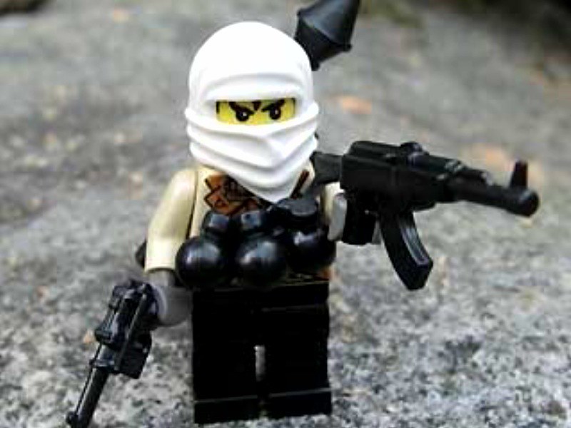 Figurki przypominające Lego jako terroryści (zdj. ilustracyjne, Flickr)