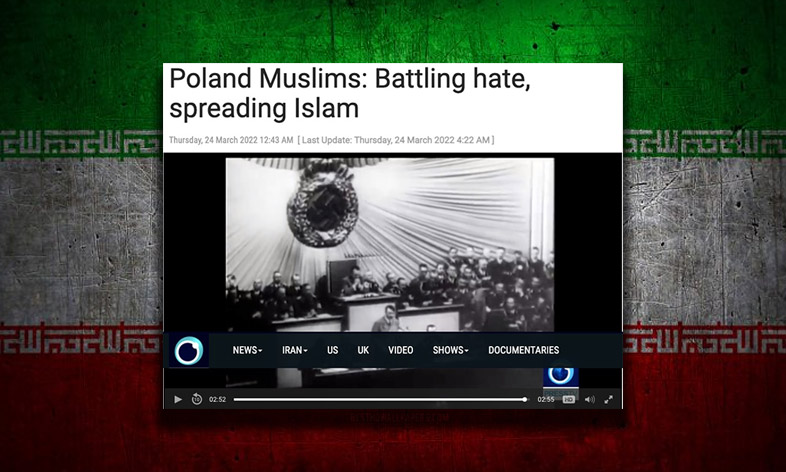 Fragment relacji PressTV na temat Polski (zdj. presstv)